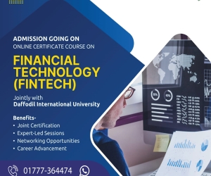 Admission is going on for the Online Certificate Course on 'Financial Technology (FIN-TECH)’.