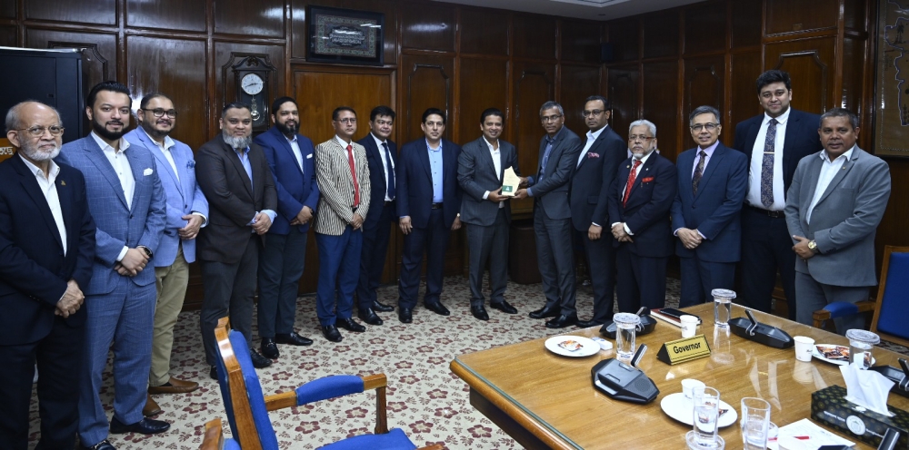 DCCI Board of Directors called on Bangladesh Bank governor