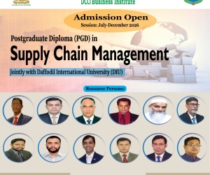 The Last Date of Admission in the PGD in Supply Chain Management, 6th Batch has been extended to 15th July 2026.