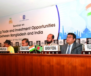 Interactive business meeting and B2B held between visiting Dhaka Chamber delegation and Indian Chamber of Commerce