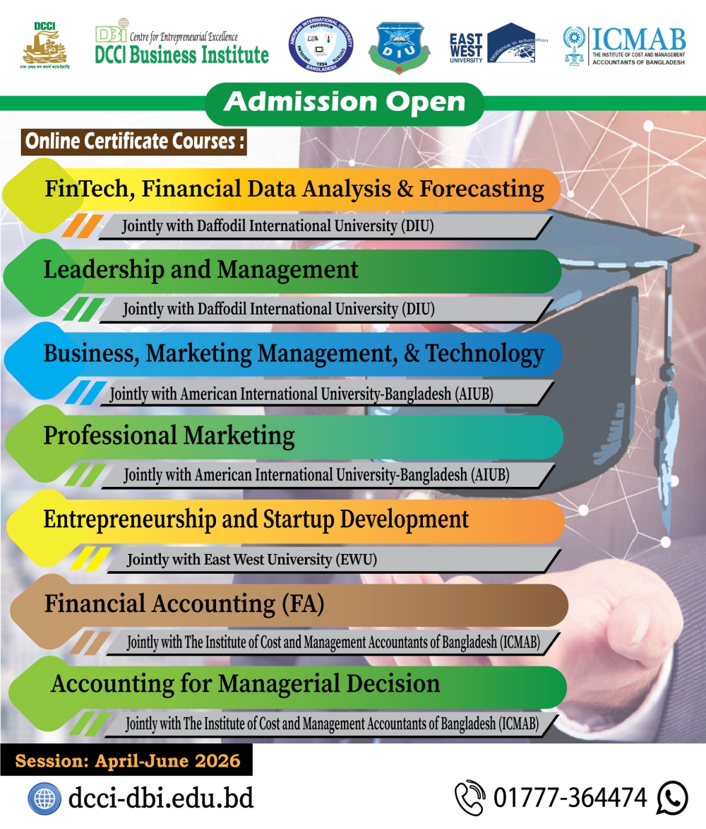 Admission is going on for the following online certificate courses.